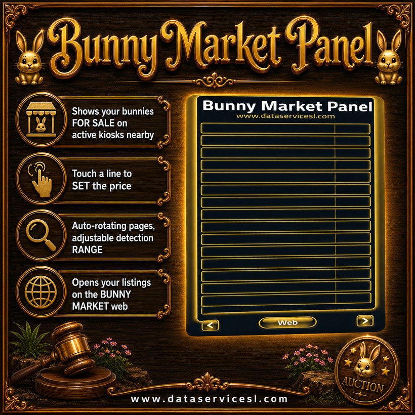 Bunny Market Panel